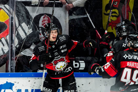 Malmö Redhawks William Von Barnekow jublar