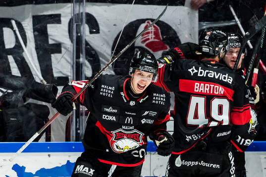 Malmö Redhawks William Von Barnekow jublar
