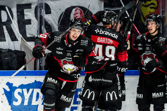 Malmö Redhawks William Von Barnekow jublar