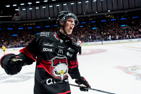 Malmö Redhawks William Von Barnekow jublar