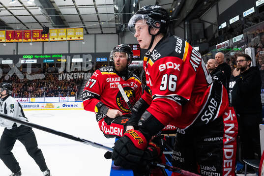 Luleås Linus Omark och Pontus Andreasson
