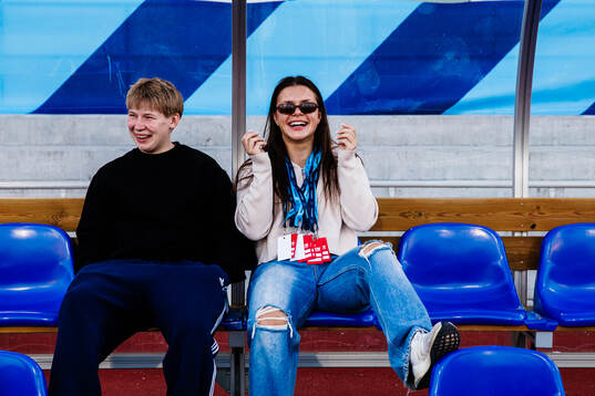 Djurgårdens Olivia Ulenius och Alexsandra Lobanova