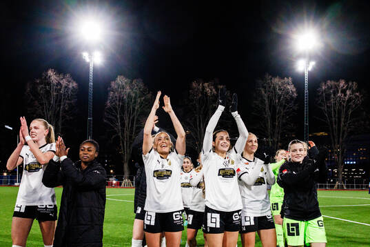 Häckens Thelma Palmadottir, Monica Jusu Bah, Alva Selerud