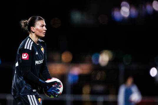 Djurgårdens målvakt Anna Aurora Koivunen