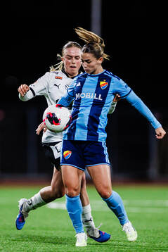 Häckens Pernille Sanvig och Djurgårdens Johanna Renmark