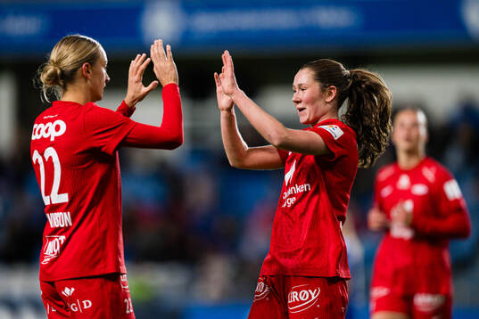 Lauren Alison Davidson and Carina Wik Alfredsen of Brann