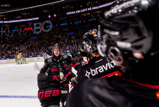 Malmö Redhawks William Von Barnekow jublar