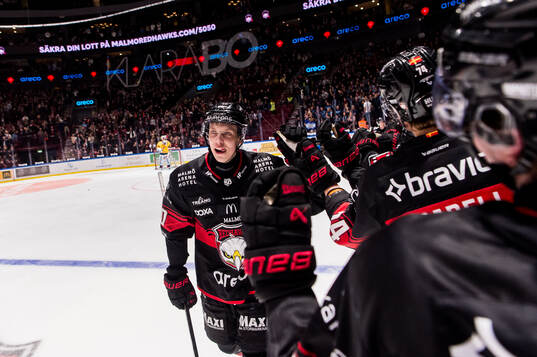 Malmö Redhawks William Von Barnekow jublar