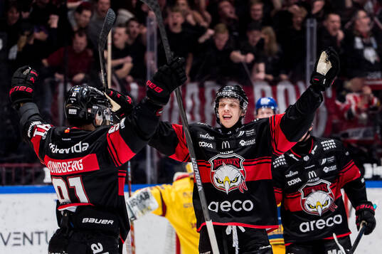 Malmö Redhawks Axel Sundberg och William Von Barnekow