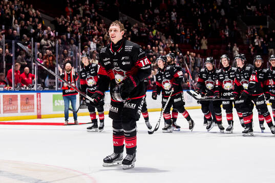Malmö Redhawks William Von Barnekow jublar