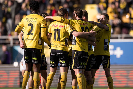 Elfsborgs spelare jublar