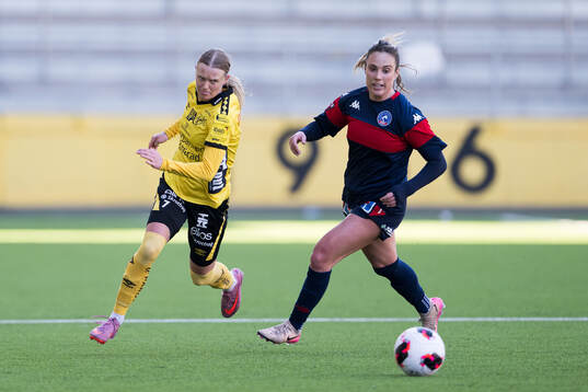Elfsborgs Hanna Jiozon och Linköpings Ashlynn Nicole