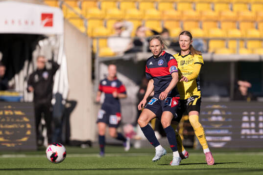 Linköpings Jonna Andersson och Elfsborgs Hanna Jiozon