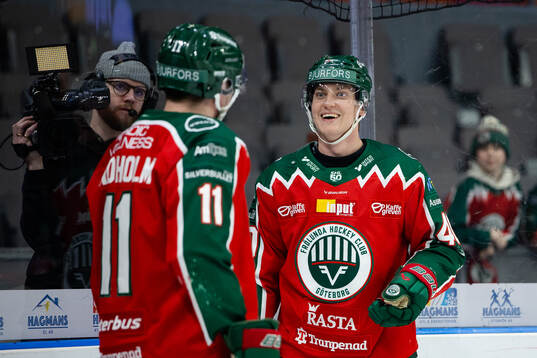 Frölundas Max Lindholm och Jacob Peterson