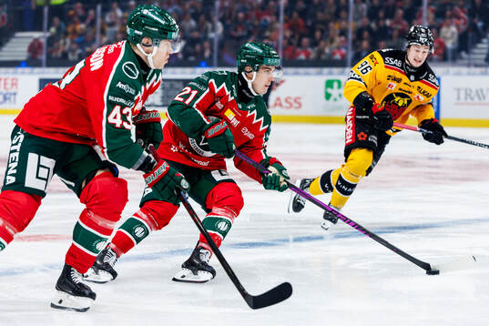 Frölundas Tom Nilsson och Jere Innala