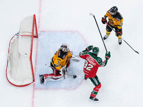 Frölundas Filip Cederqvist jublar