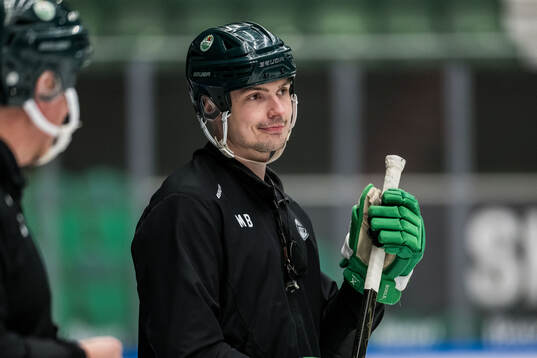 Assisterande tränare Max Bohlin