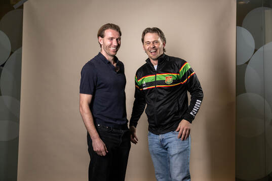 August Wängberg och Fredrik Holmberg, GAIS