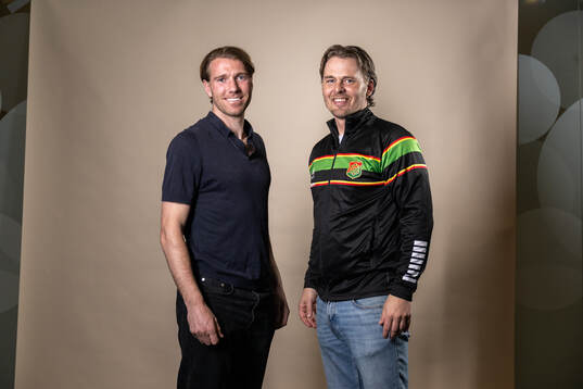 August Wängberg och Fredrik Holmberg, GAIS