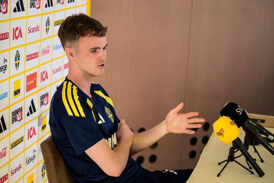 Williot Swedberg of the Swedish national football team