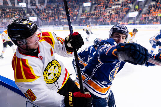 Brynäs Nicklas Bäckström och Växjös Felix Robert