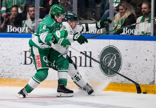 Rögles Paul Ladue och Färjestads Jack Berglund