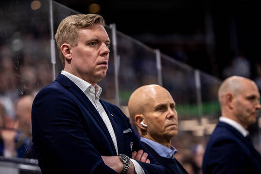 HV71s tränare Anton Blomqvist