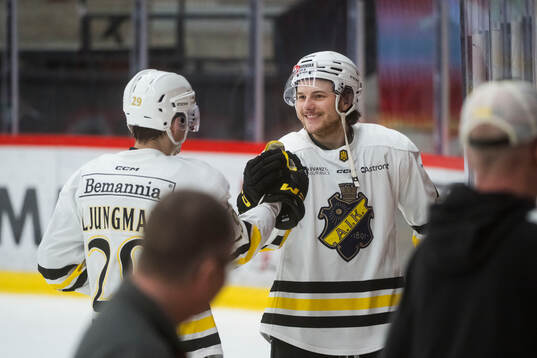 AIKs Daniel Ljungman och Scott Pooley