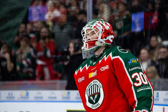 Frölundas målvakt Tobias Normann