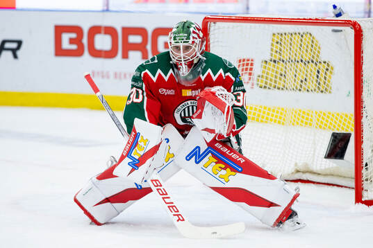 Frölundas målvakt Tobias Normann