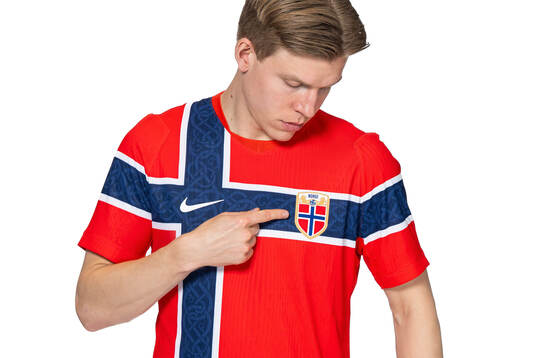 Jens Petter Hauge of the Norwegian national football team