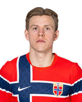 Jens Petter Hauge of the Norwegian national football team