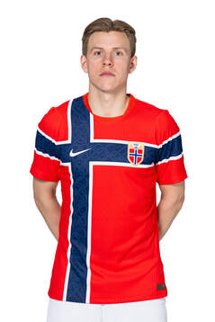 Jens Petter Hauge of the Norwegian national football team