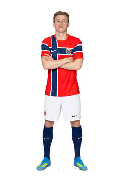 Jens Petter Hauge of the Norwegian national football team