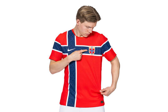 Jens Petter Hauge of the Norwegian national football team