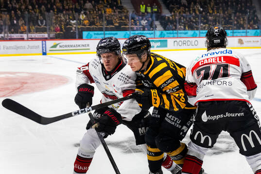 Malmös Filip Björkman och Felix Carell och Skellefteås