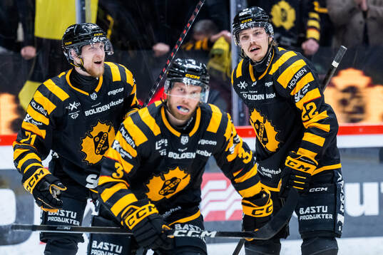 Skellefteås Jonathan Davidsson, Viktor Grahn och Jonathan
