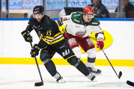 AIKs Anders Grönlund och Modos Linus Andersson