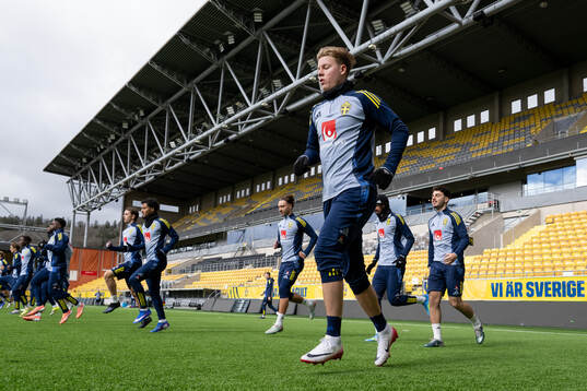 Nils Zätterström of Sweden's U21 national football team