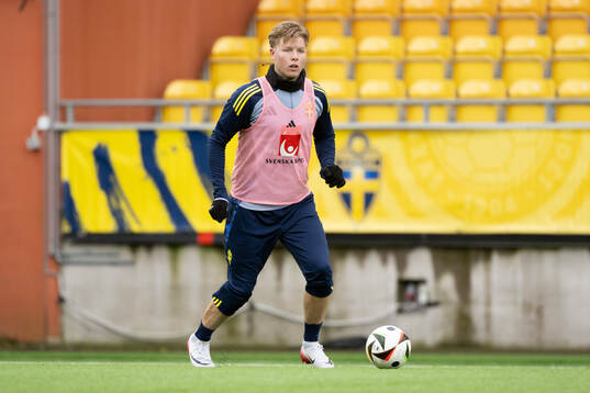 Nils Zätterström of Sweden's U21 national football team