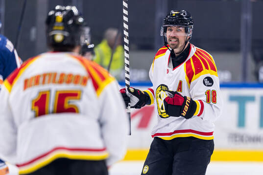 Brynäs Anton Rödin jublar