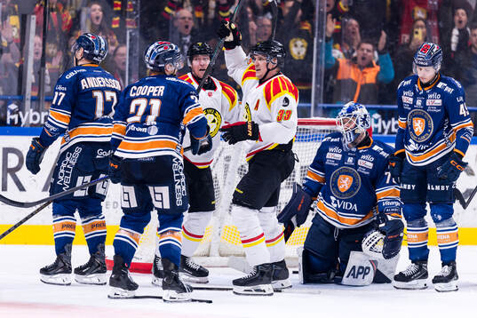 Brynäs Jakob Silfverberg jublar