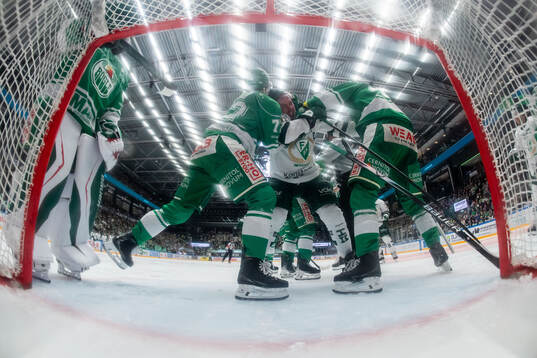 Färjestads Joakim Nygård och Rögles Daniel Zaar