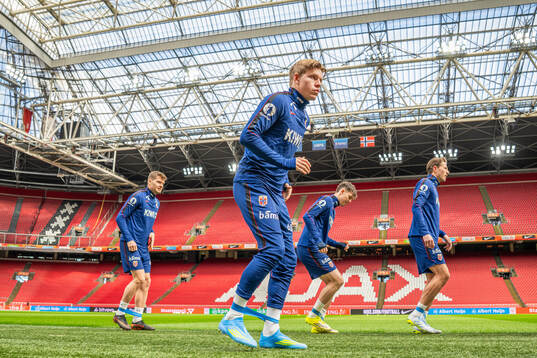 Jens Petter Hauge of the Norwegian national football team