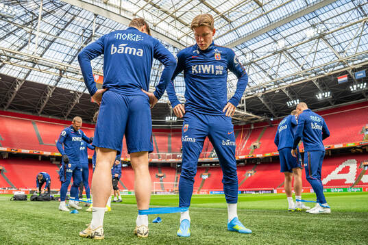 Jens Petter Hauge of the Norwegian national football team