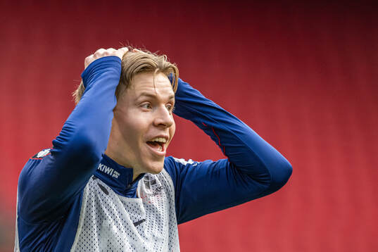 Jens Petter Hauge of the Norwegian national football team