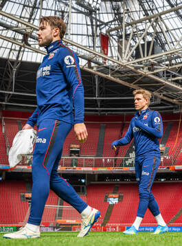 Fredrik André Bjørkan and Jens Petter Hauge of the