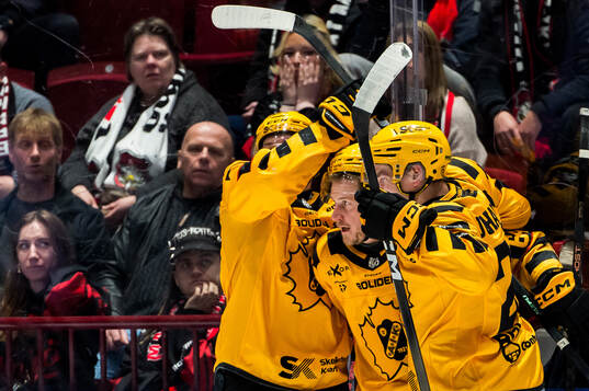 Skellefteås Jonathan Pudas jublar