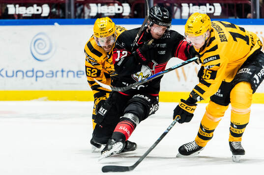 Malmö Redhawks Linus Öberg och Skellefteås Arvid