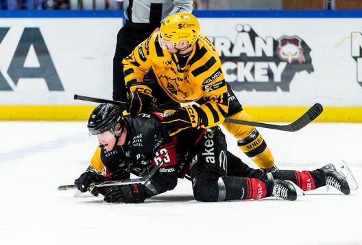 Skellefteås Martin Lundberg och Malmö Redhawks Fredrik